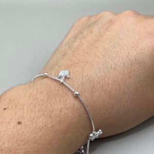 Pulsera Dijes Cartera y Corazón - Ref. 733