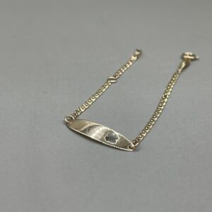 Pulsera para bebé con placa - Ref. 549