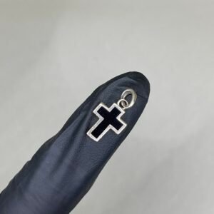 Dije Cruz Nacar Negro - Ref. 522