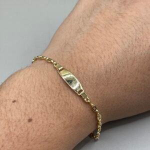 Pulsera para bebé con placa - Ref. 101